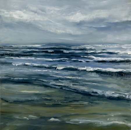 Coastal, Arrive by artist Marjorie Lindsay